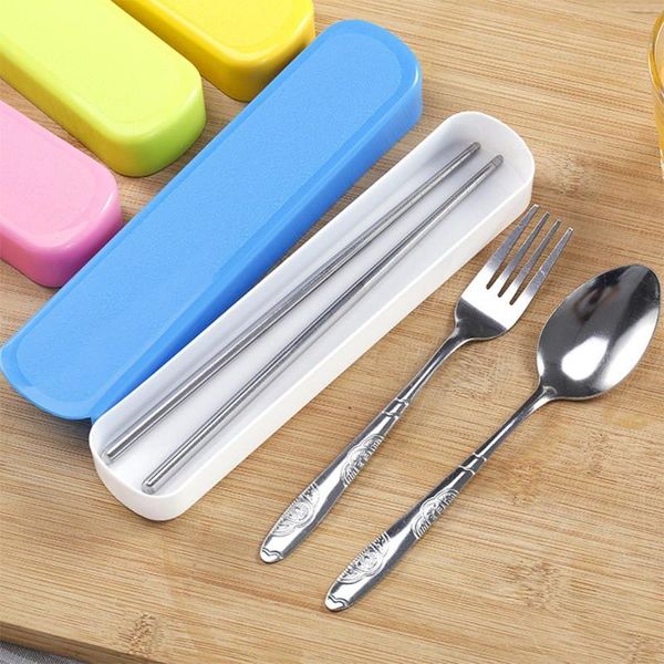 3pcs/set creative tableware set stainless steel spoon fork chopsticks camping hiking trip supplies outdoor utensils
3pcs/set creative tableware set stainless steel spoon fork chopsticks camping hiking trip supplies outdoor utensils