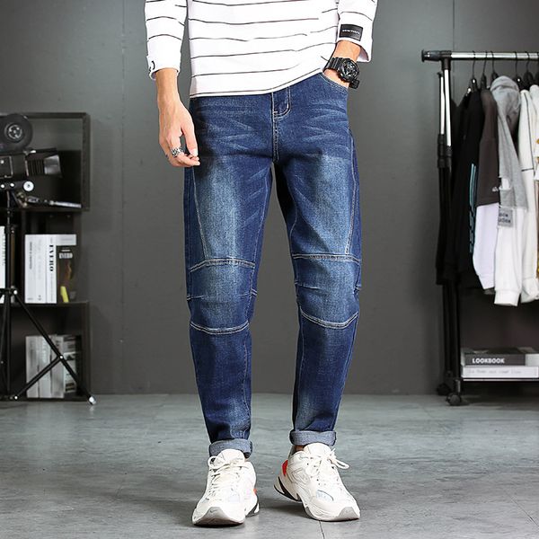 2020 men elastic jeans autumn winter men's jeans stretch loose denim pants extra fat guy male trouser overalls plus size 28-48, Blue
2020 men elastic jeans autumn winter men's jeans stretch loose denim pants extra fat guy male trouser overalls plus size 28-48, Blue