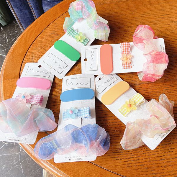 2/3pcs korean children simple cute plaid fabric flower hairpins sweet girl fashion colorful rubber band hair accessories, Slivery;white
2/3pcs korean children simple cute plaid fabric flower hairpins sweet girl fashion colorful rubber band hair accessories, Slivery;white