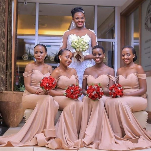 custom made bridesmaid dresses off shoulder sweetheart summer backless sweep train african party wedding guest gowns maid of honor dress, White;pink
custom made bridesmaid dresses off shoulder sweetheart summer backless sweep train african party wedding guest gowns maid of honor dress, White;pink