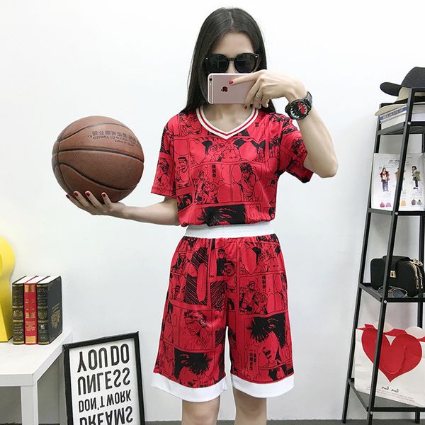 dunk doodle dialogue girl student basketball serve suit short sleeve motion jersey male fund match training run serve, Black
dunk doodle dialogue girl student basketball serve suit short sleeve motion jersey male fund match training run serve, Black