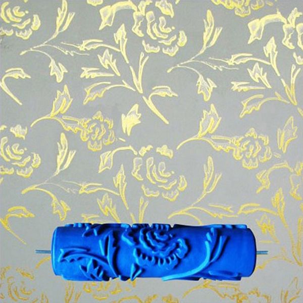 7inch 3d rubber wall decorative painting roller, patterned roller wall decoration tools without handle grip, rose roller,110c
7inch 3d rubber wall decorative painting roller, patterned roller wall decoration tools without handle grip, rose roller,110c