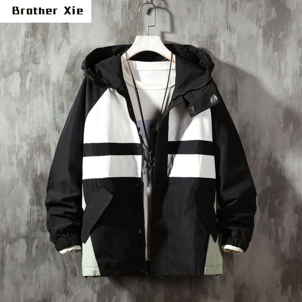 rack jackets men's fashion hit color casual loose hooded jacket men streetwear wild hip hop bomber jacket mens outwear m-3xl, Black;brown
rack jackets men's fashion hit color casual loose hooded jacket men streetwear wild hip hop bomber jacket mens outwear m-3xl, Black;brown