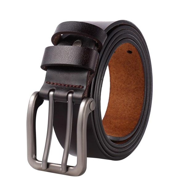 men casual leather strap large size lengthen belt girdle pin business double needle buckle, Black;brown
men casual leather strap large size lengthen belt girdle pin business double needle buckle, Black;brown