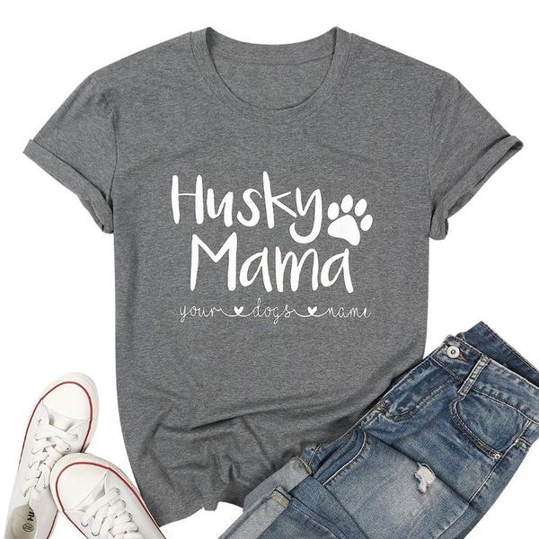 husky мама письмо печати с коротким рукавом футболки отпечатано женские футболки повседневная tee топы летняя женщина майка женская одежда, White
husky мама письмо печати с коротким рукавом футболки отпечатано женские футболки повседневная tee топы летняя женщина майка женская одежда, White