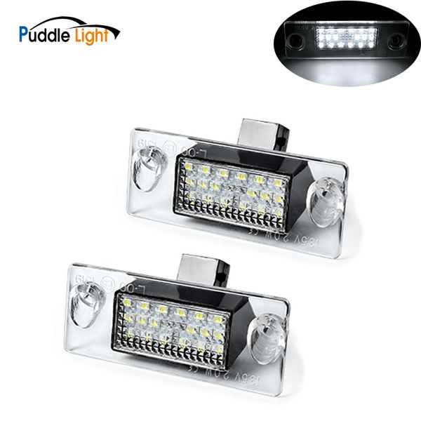 

2pcs led car number license plate light for a3 s3 a4 b5 s4 a5 s5 error license plate lamp
