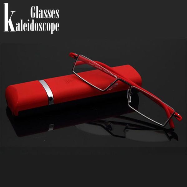 reading glasses tr90 ultralight old man high-definition with box portable half frame presbyopia eyewear, White;black
reading glasses tr90 ultralight old man high-definition with box portable half frame presbyopia eyewear, White;black