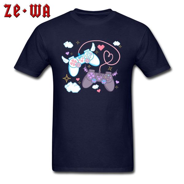 men t-shirt blue t shirt kawaii gamer tshirt 100% cotton clothes 90s game colorful cute pixel art lover streetwear, White;black 
men t-shirt blue t shirt kawaii gamer tshirt 100% cotton clothes 90s game colorful cute pixel art lover streetwear, White;black