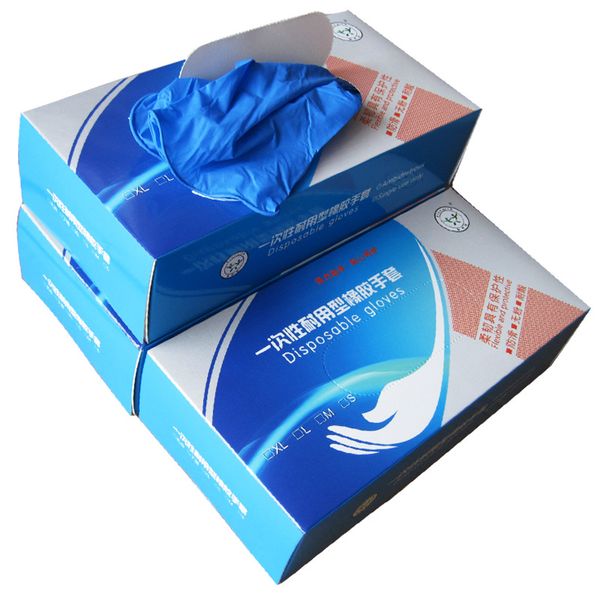 disposable nitrile gloves blue powder-oil-resistant acid and alkali-resistant 100 boxed food rubber gloves
disposable nitrile gloves blue powder-oil-resistant acid and alkali-resistant 100 boxed food rubber gloves