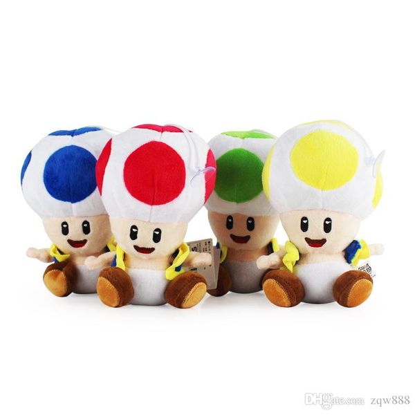 6.5" 17cm 4pcs/lot super mar bros toad plush dolls stuffed toy animals for baby gifts noma021
6.5" 17cm 4pcs/lot super mar bros toad plush dolls stuffed toy animals for baby gifts noma021