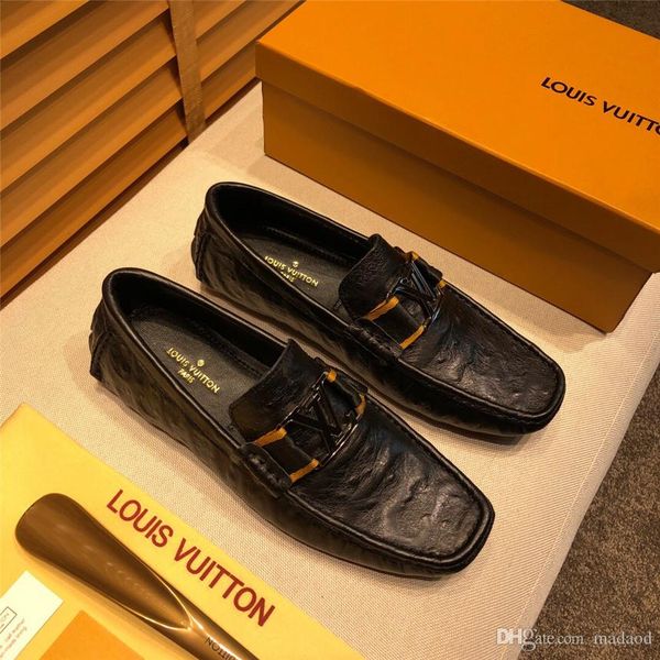 21fw genuine leather men shoes luxury brands casual slip on formal loafers men moccasins italian black blue male driving shoes yeye2
21fw genuine leather men shoes luxury brands casual slip on formal loafers men moccasins italian black blue male driving shoes yeye2