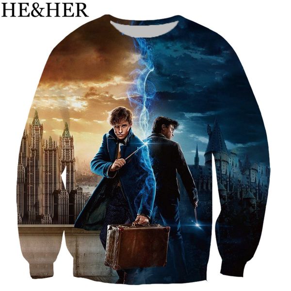 new movie fantastic beasts and where 3d sweatshirts men women sweats jumper hoodies pullovers casual outerwear, Black
new movie fantastic beasts and where 3d sweatshirts men women sweats jumper hoodies pullovers casual outerwear, Black