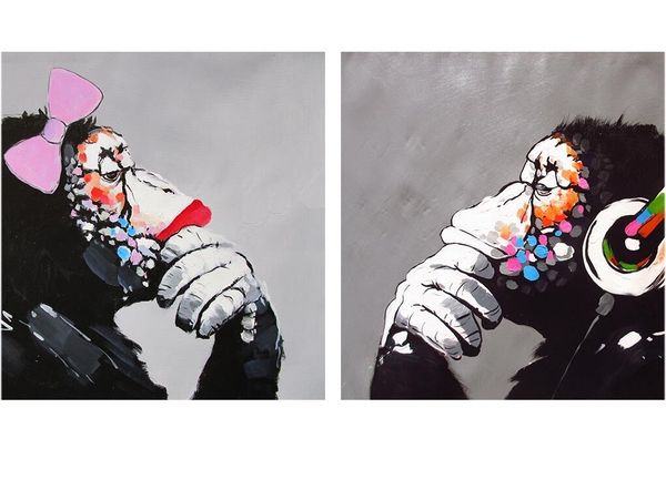 2 шт бэнкси street art леди девушка и dj monkey home decor расписанную hd печать картина маслом на холсте wall art canvas картинки 200217
2 шт бэнкси street art леди девушка и dj monkey home decor расписанную hd печать картина маслом на холсте wall art canvas картинки 200217