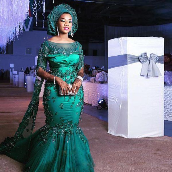 green green mermaid evening dresses sheer neck lace beaded prom gown appliques full sleeve special occasion dress, White;black
green green mermaid evening dresses sheer neck lace beaded prom gown appliques full sleeve special occasion dress, White;black