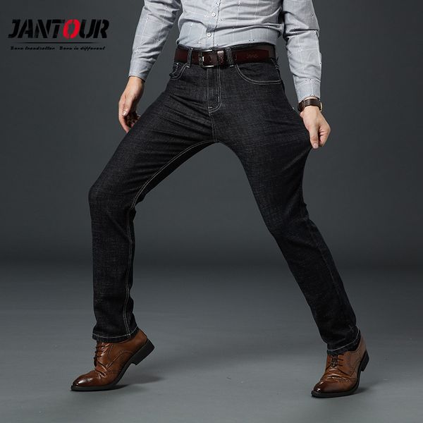jantpur brand 2019 men's stretch jeans fashion simple casual business pant slim fit straight medium washed black denim jean male, Blue
jantpur brand 2019 men's stretch jeans fashion simple casual business pant slim fit straight medium washed black denim jean male, Blue