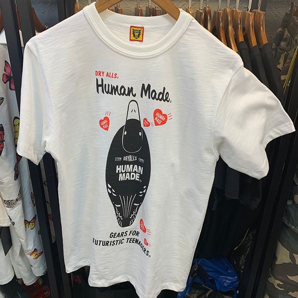 2020 новое прибытие human made сердце утки печати t-shirt мужчины женщины пары тройники крупногабаритные 100% хлопок футболка для мужчин, White;black
2020 новое прибытие human made сердце утки печати t-shirt мужчины женщины пары тройники крупногабаритные 100% хлопок футболка для мужчин, White;black