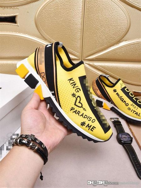 High Quality DOLCE & GABBANA D.G Unisex Yellow Knit Branded Sorrento Mesh Sneakers Running Casual Shoes With Box Size 38-44
High Quality DOLCE & GABBANA D.G Unisex Yellow Knit Branded Sorrento Mesh Sneakers Running Casual Shoes With Box Size 38-44
