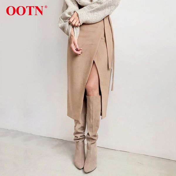 ootn khaki suede long skirt women autumn winter casual wrap skirt lace up women high waist midi skirt office ladies elegant 2019, Black
ootn khaki suede long skirt women autumn winter casual wrap skirt lace up women high waist midi skirt office ladies elegant 2019, Black