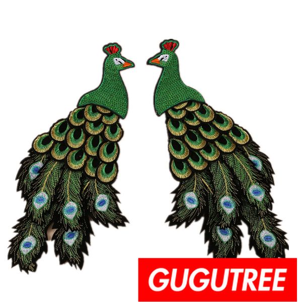 gugutreeone pair sequins embroidery big patches peacock patches badges applique patches for clothing bp-632, Black
gugutreeone pair sequins embroidery big patches peacock patches badges applique patches for clothing bp-632, Black