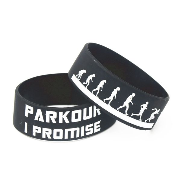 lukeni 1pc parkour i promise silicone wristband black white blue bracelets&bangles for sport size 1, Golden;silver
lukeni 1pc parkour i promise silicone wristband black white blue bracelets&bangles for sport size 1, Golden;silver