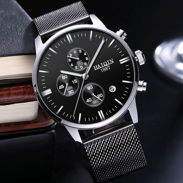 haiqin 2019 fashion mechanical mens watches brand luxury sport wristwatch men waterproof quartz mens clock relogio masculino, Slivery;brown
haiqin 2019 fashion mechanical mens watches brand luxury sport wristwatch men waterproof quartz mens clock relogio masculino, Slivery;brown
