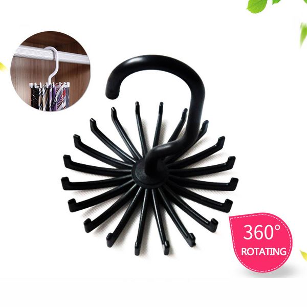360 degree rotating space saving belt rack 1 pc neck tie hanger plastic multifunction neck tie holder 20 hooks
360 degree rotating space saving belt rack 1 pc neck tie hanger plastic multifunction neck tie holder 20 hooks