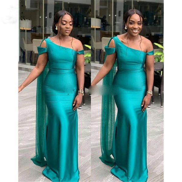 turquoise mermaid prom dresses 2020 one shoulder sweep train satin long formal evening party gowns vestidos de fiesta, Black;red
turquoise mermaid prom dresses 2020 one shoulder sweep train satin long formal evening party gowns vestidos de fiesta, Black;red