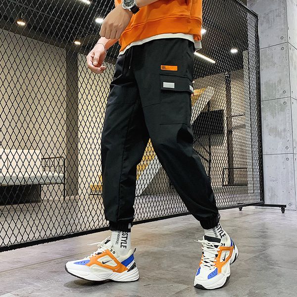 2020 new plus size men overalls casual pants loose feet loose sports korean trend nine pants spring and autumn kargo pantolon, Black
2020 new plus size men overalls casual pants loose feet loose sports korean trend nine pants spring and autumn kargo pantolon, Black