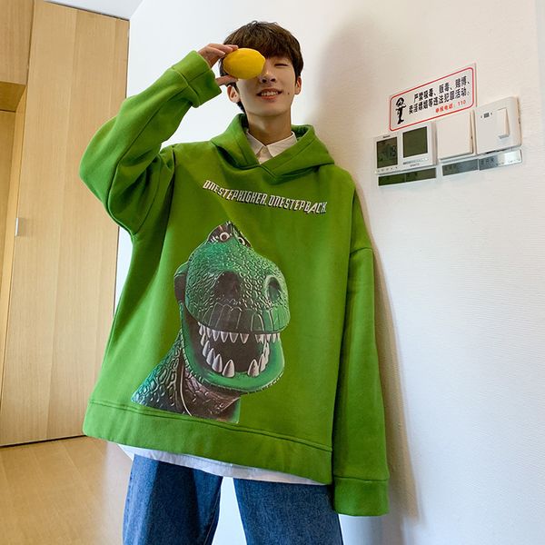 2019 men's cartoon printing pullover hat male hoodies cotton clothes coats casual black/grey/green color sweatshirts m-2xl
2019 men's cartoon printing pullover hat male hoodies cotton clothes coats casual black/grey/green color sweatshirts m-2xl