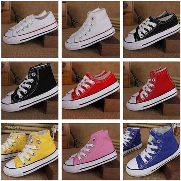 2020 Boy&girl Children's Canvas Shoes kids Cute Leisure Sports Shoes low & high top Rubber Bottom 16 colors size 23-34 Fast shipping
2020 Boy&girl Children's Canvas Shoes kids Cute Leisure Sports Shoes low & high top Rubber Bottom 16 colors size 23-34 Fast shipping