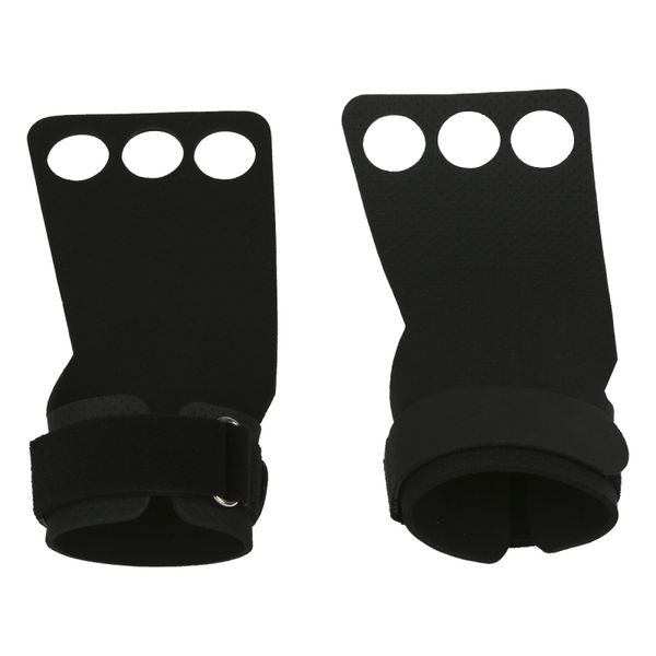 3-hole microfiber hand grips with wrist strap gym gloves full palm protection for weight lifting pull-ups kettlebells
3-hole microfiber hand grips with wrist strap gym gloves full palm protection for weight lifting pull-ups kettlebells