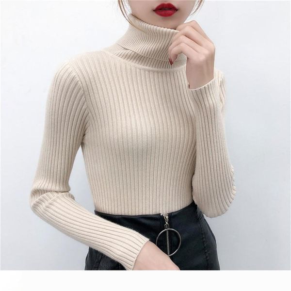 осень зима водолазка вязаный женский свитер с длинным рукавом свитера для женщин корейский тонкий пуловер женская одежда, White;black
осень зима водолазка вязаный женский свитер с длинным рукавом свитера для женщин корейский тонкий пуловер женская одежда, White;black