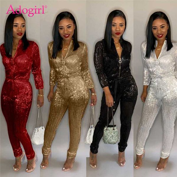 adogirl s-3xl gilding women jumpsuit zipper turtleneck long sleeve fashion casual romper club party overalls female jumpers, Black;white
adogirl s-3xl gilding women jumpsuit zipper turtleneck long sleeve fashion casual romper club party overalls female jumpers, Black;white