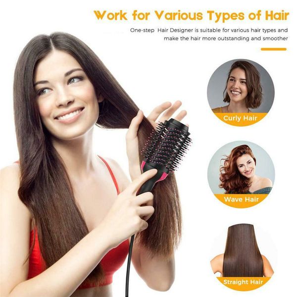 dropshipping hair brush one-step hair dryer volumizer negative ion generator hair curler straightener styling tools, Silver
dropshipping hair brush one-step hair dryer volumizer negative ion generator hair curler straightener styling tools, Silver