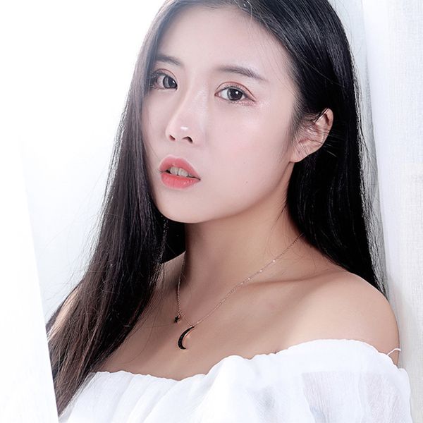 fashion necklaces choker 2019 bohemia gold color link chain black star moon necklace for women pendants necklace jewelry vp760, Silver
fashion necklaces choker 2019 bohemia gold color link chain black star moon necklace for women pendants necklace jewelry vp760, Silver