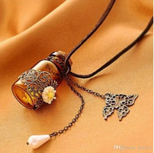 glass bottle aromatherapy essential oil diffuser necklace locket pendant jewelry with 24" chain and 3 washable ne577, Silver
glass bottle aromatherapy essential oil diffuser necklace locket pendant jewelry with 24" chain and 3 washable ne577, Silver