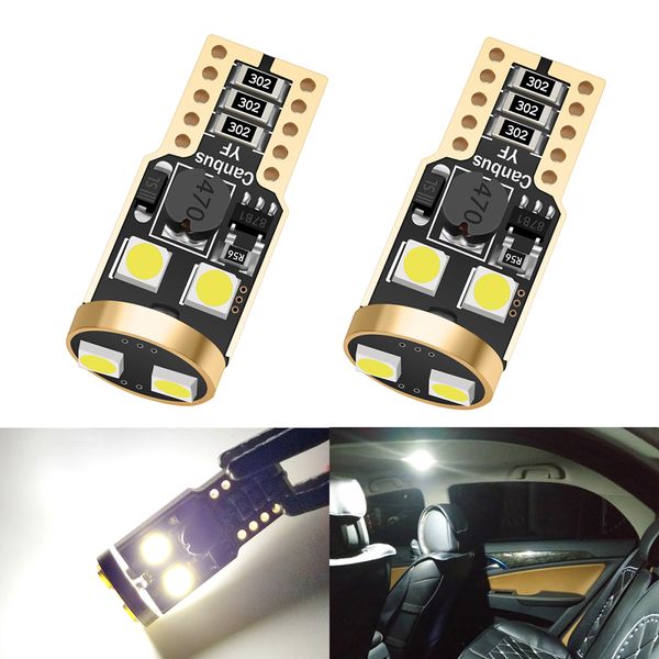 2pcs canbus error t10 w5w 3030 6smd 168 cob led chip bulb bright white car brake clearance license plate parking light 12v
2pcs canbus error t10 w5w 3030 6smd 168 cob led chip bulb bright white car brake clearance license plate parking light 12v