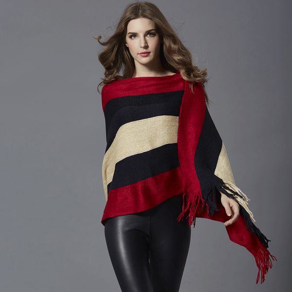 outfit new korean fashion women joker europe stripe round collar tassel long cape coat lady design casual plus size loose style, Black
outfit new korean fashion women joker europe stripe round collar tassel long cape coat lady design casual plus size loose style, Black