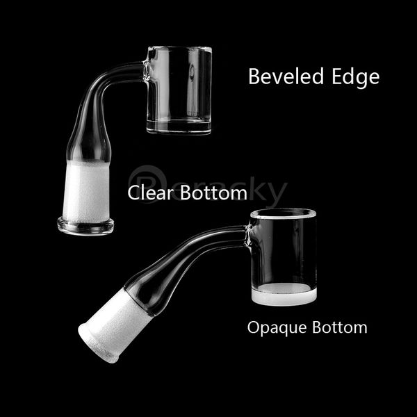 DHL!!! Beveled Edge 4mm Opaque/Clear Bottom Quartz Banger 25mmOD 10mm 14mm 18mm Male Female Quartz Banger Nails For Glass Bongs Dab Rigs
DHL!!! Beveled Edge 4mm Opaque/Clear Bottom Quartz Banger 25mmOD 10mm 14mm 18mm Male Female Quartz Banger Nails For Glass Bongs Dab Rigs