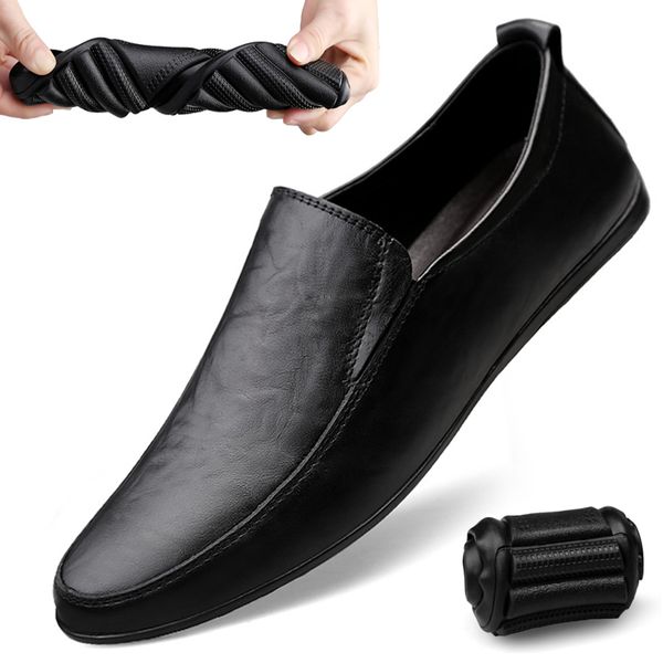 summer men's casual shoes leather soft bottom casual shoes fashion breathable men's, Black
summer men's casual shoes leather soft bottom casual shoes fashion breathable men's, Black