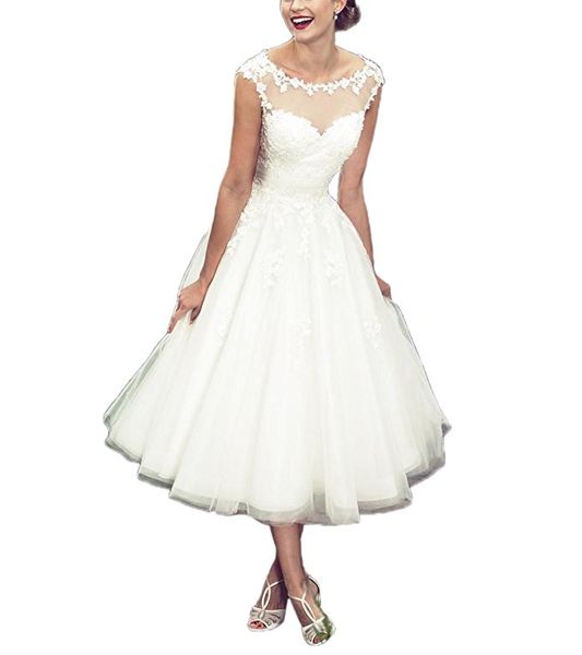 white short wedding dresses for bride o-neck ball gown 2020 lace short princess wedding dresses robe de mariee courte
white short wedding dresses for bride o-neck ball gown 2020 lace short princess wedding dresses robe de mariee courte