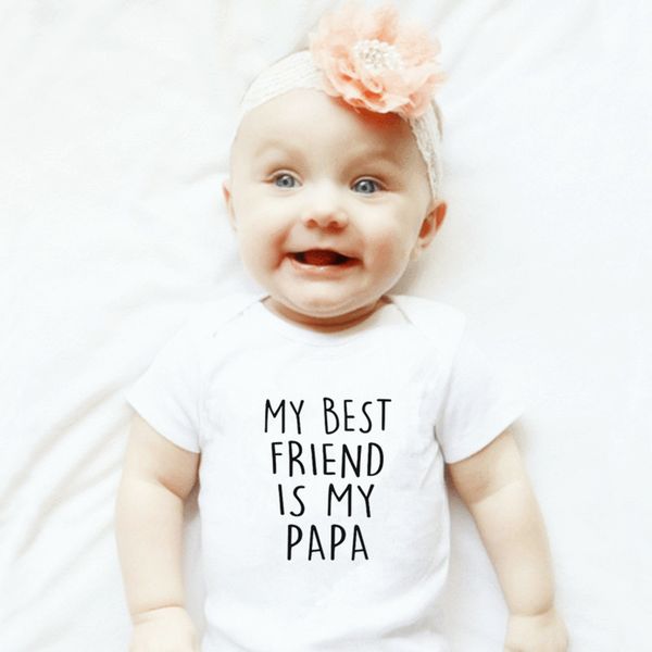 my friend is my papa printed funny newborn baby bodysuit cotton baby girls onesie infant boys clothes rompers body suit, Blue 
my friend is my papa printed funny newborn baby bodysuit cotton baby girls onesie infant boys clothes rompers body suit, Blue