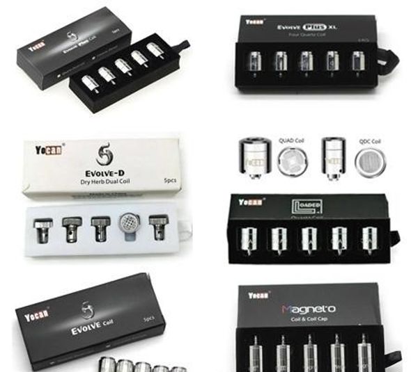Hot global Yocan Coils Evolve Plus Quartz Dual Coil Loaded QUAD Coil Evolve Plus XL QUAD QDC Coils Pandon Evolve-D Magneto Coils
Hot global Yocan Coils Evolve Plus Quartz Dual Coil Loaded QUAD Coil Evolve Plus XL QUAD QDC Coils Pandon Evolve-D Magneto Coils