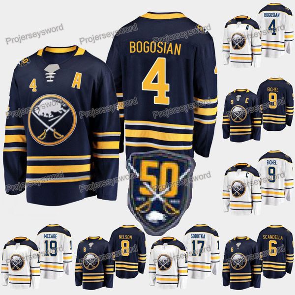 Buffalo Sabres 50th Anniversary 4 Zach Bogosian 6 Marco Scandella 8 Casey Nelson 9 Jack Eichel 17 Vladimir Sobotka 19 Jake McCabe Jerseys