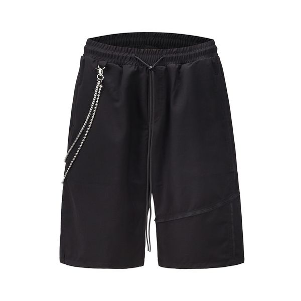 mens casual solid loose straight oversize shorts summer fashion knee length zipper mens suit short pants, White;black
mens casual solid loose straight oversize shorts summer fashion knee length zipper mens suit short pants, White;black