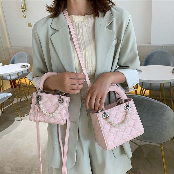 small flap shoulder bag solid diamond lattice leather lady girls crossbody bags with pearl sac main femme
small flap shoulder bag solid diamond lattice leather lady girls crossbody bags with pearl sac main femme