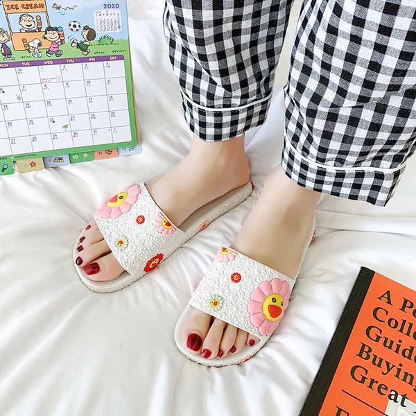 women summer slippers cute sunflower flat flip flops ladies soft slides shoes female print floral colorful beach casual sandals, Black
women summer slippers cute sunflower flat flip flops ladies soft slides shoes female print floral colorful beach casual sandals, Black