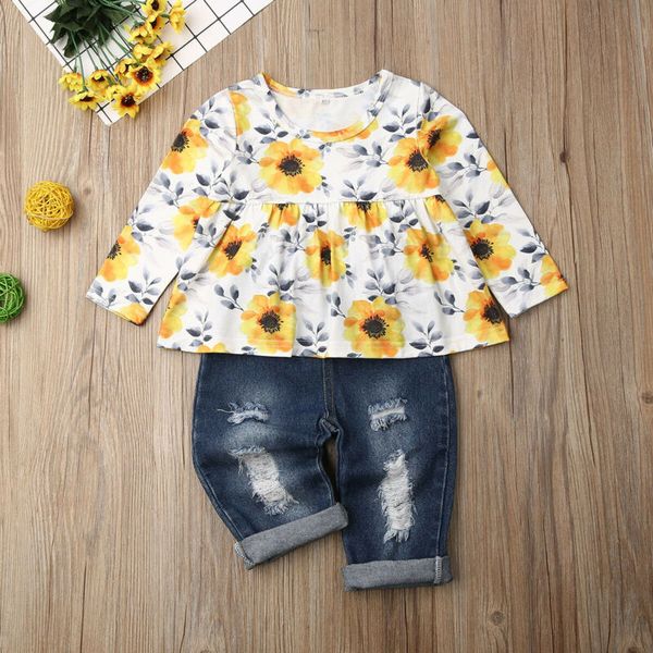 toddler kids baby girl dress t-shirt +denim pants clothes winter outfit set, White
toddler kids baby girl dress t-shirt +denim pants clothes winter outfit set, White