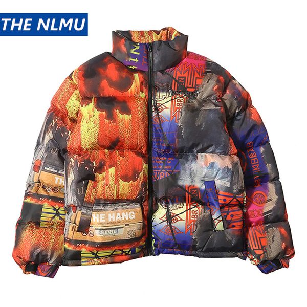2019 winter parkas padded jackets coat men women hip hop thick graffiti print coats harajuku windbreaker outwear male hz462, Black
2019 winter parkas padded jackets coat men women hip hop thick graffiti print coats harajuku windbreaker outwear male hz462, Black