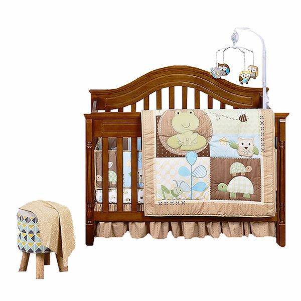 6pcs/set baby bedding100% cotton crib quilt/crib dress / diaper bag baby blanket/newborn bedding set bumper cot set
6pcs/set baby bedding100% cotton crib quilt/crib dress / diaper bag baby blanket/newborn bedding set bumper cot set